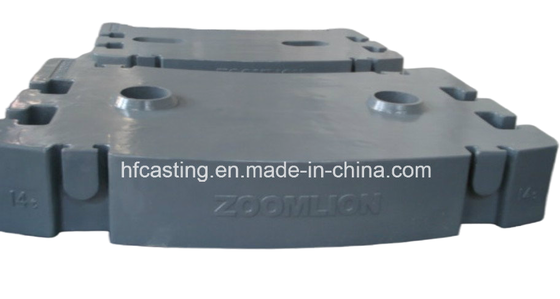 OEM 500-2000kg 진공 공정 주조 크레인 카운터 웨이트 (파일 드라이빙 장비용)