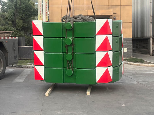 OEM 고품질 10 톤 크레인 반중량 정확한 차원 TS16949와 함께 마감 페인트