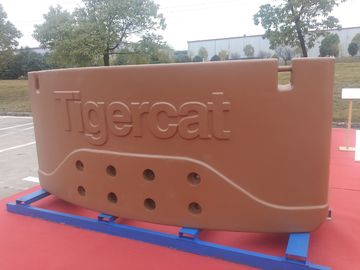 회색 철 물자를 사용하는 임업 기계장치 포크리프트 반대 무게