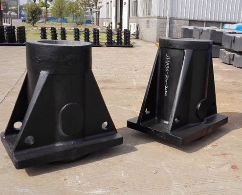 OEM 고품질 모래 주름 철 부품 환경 압력없이 거대한 주름 바퀴